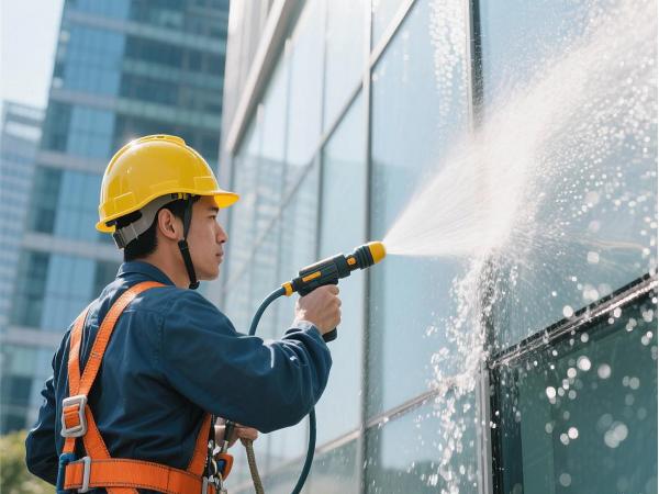 為什么建議企業(yè)、公司、工廠等定期清洗外墻玻璃